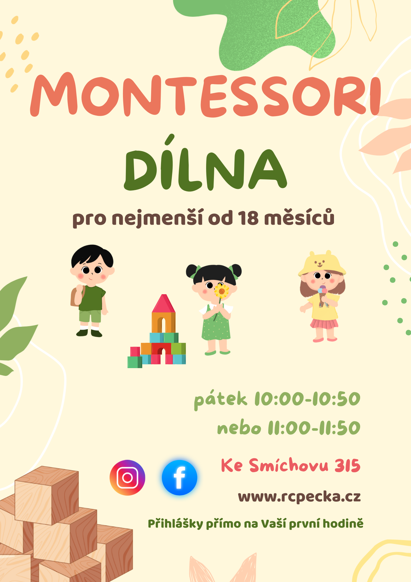 Montessori dílna pro nejmenší